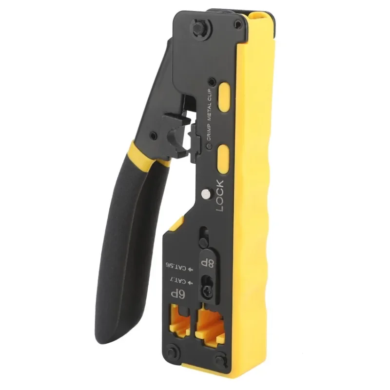 

CAT6 network pliers 8P6P cable crimping tool through crystal head pliers