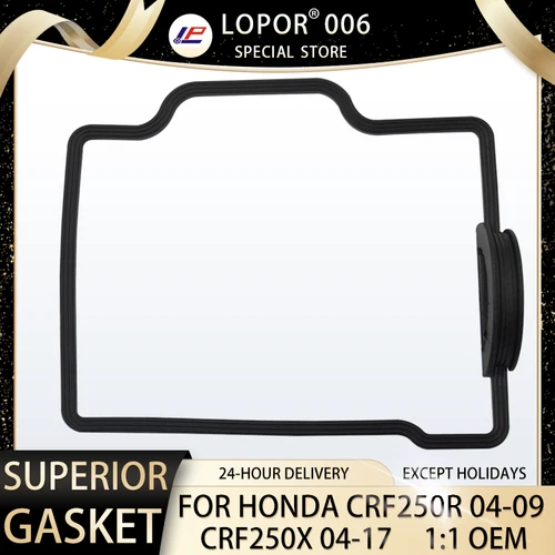 Imagen 1 del producto LOPOR-Junta de cubierta de culata de motocicleta, para Honda CRF250R 2004-2009 CRF250X 2004-2015 12391-KRN-670