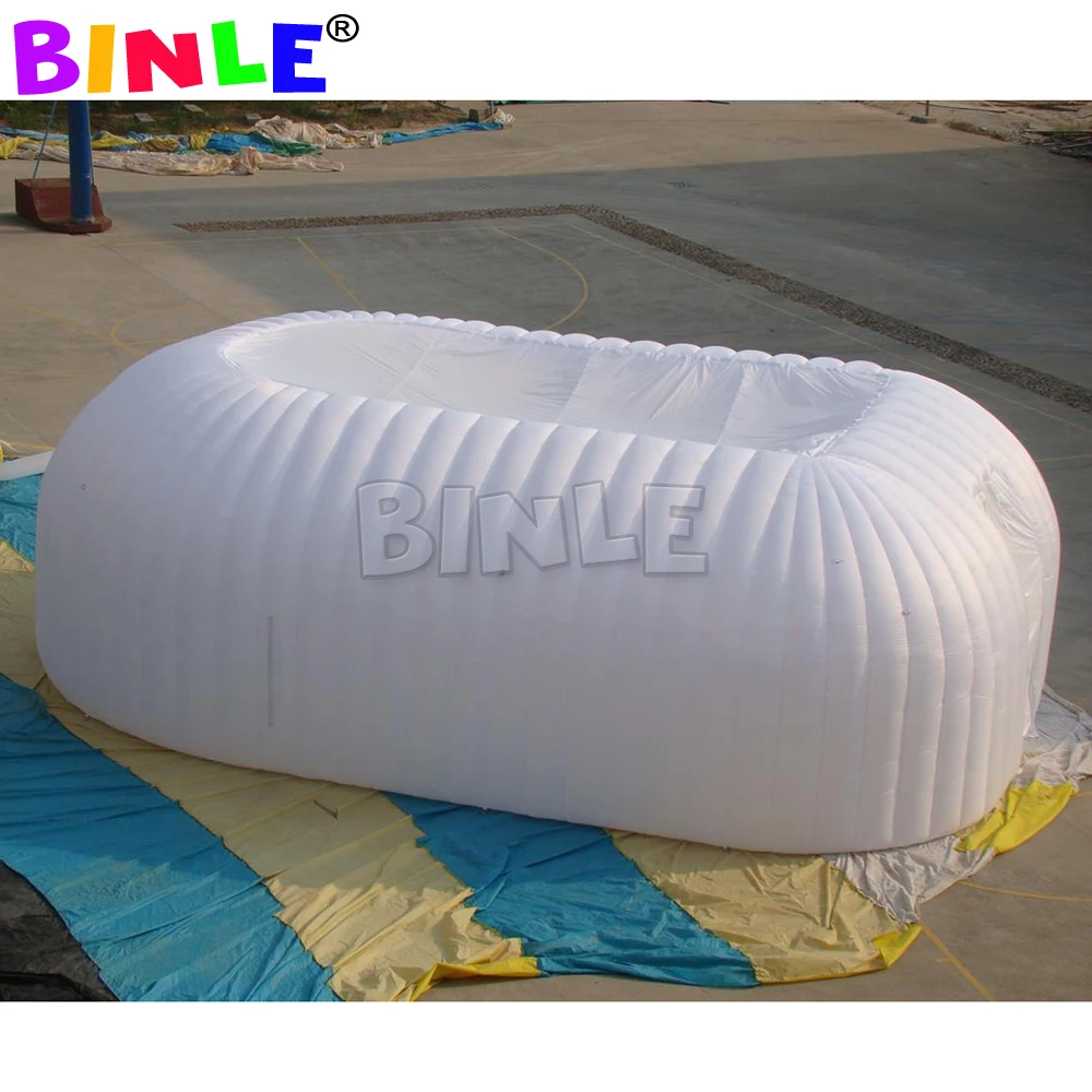 

10mLx3mWx2.5mH outdoor large inflatable dome tent with led light giant inflatable pod meeting room for party events