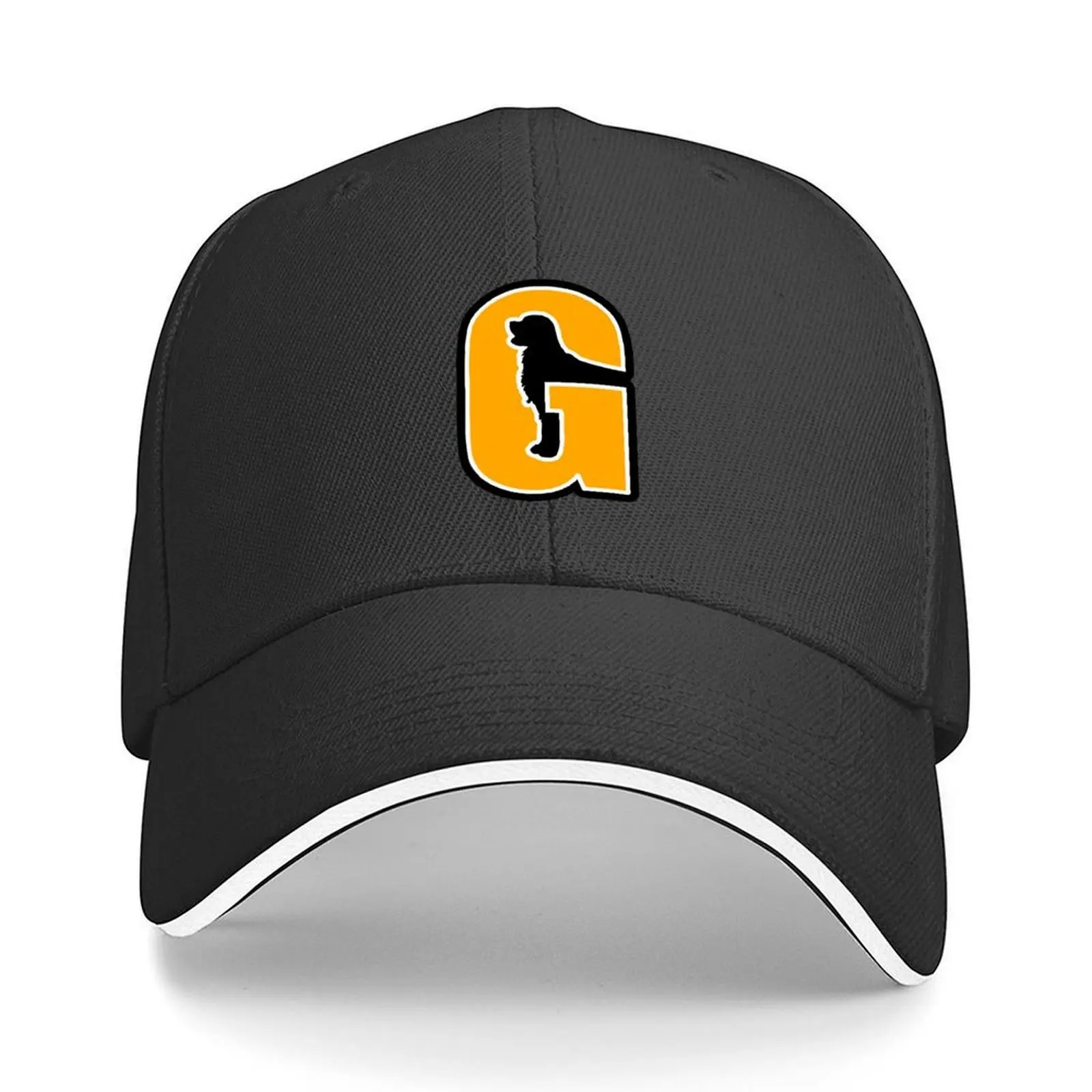 

GOLDEN RETRIEVER GRAPHIQUE WITH LETTER G Baseball Cap fishing hat Designer Hat Military Cap Man Hat men Men Golf Wear Women's
