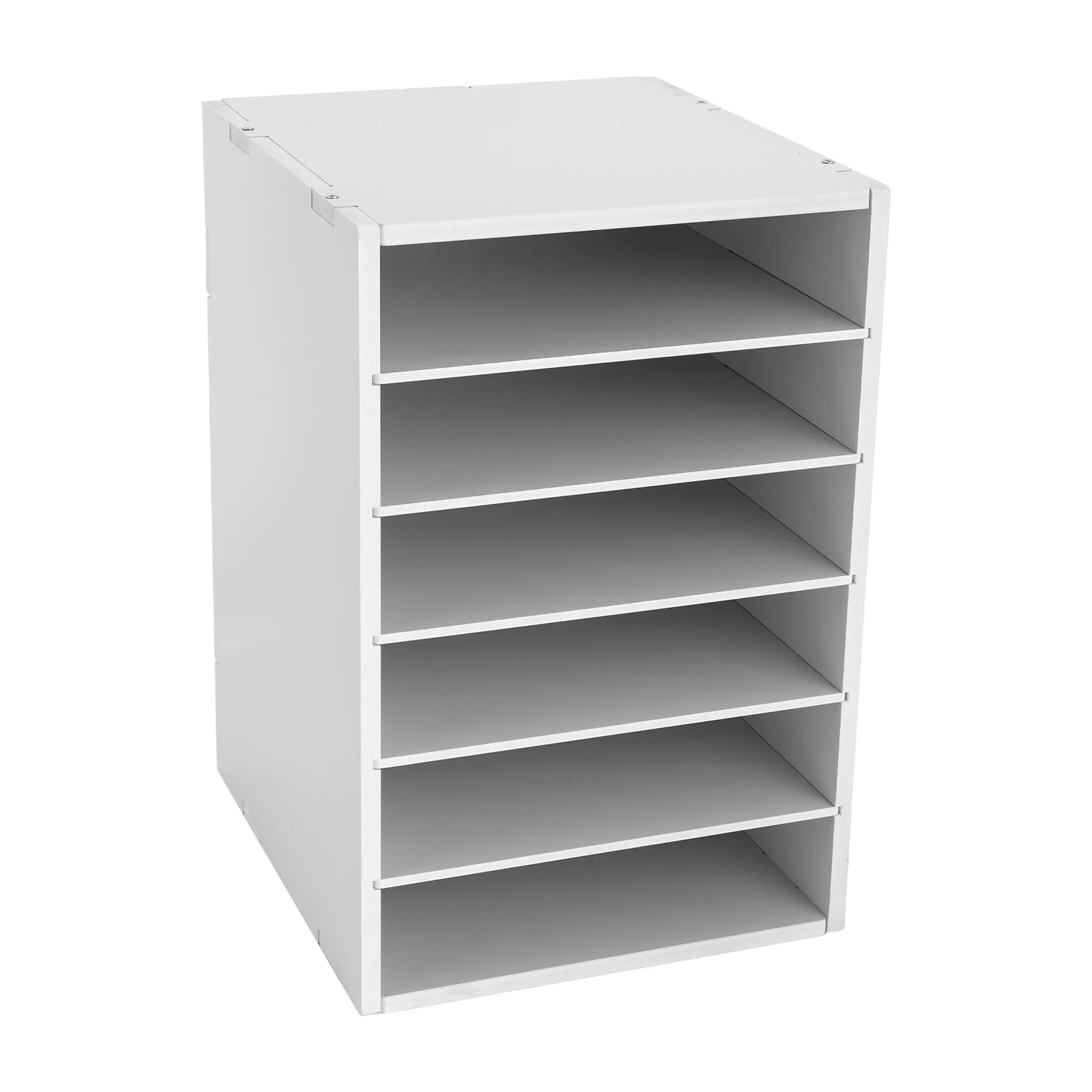 PVC-desktopmaporganizer met sterk draagvermogen, verstelbare planken, eenvoudige montage, eenvoudige reiniging, ideaal voor