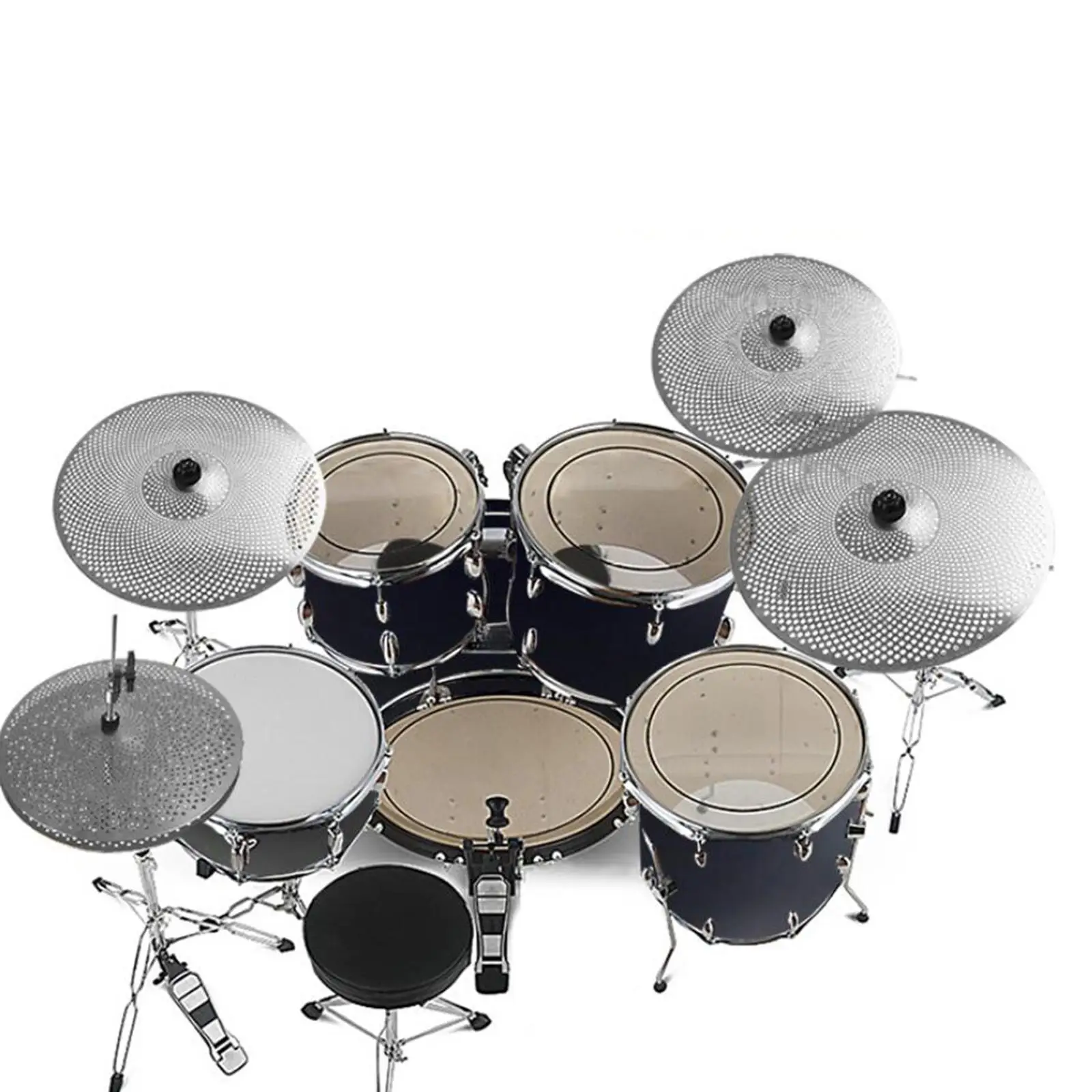 

4x Drummer Practice Cymbals Replacement Parts Drummer Practice Drum Cymbals