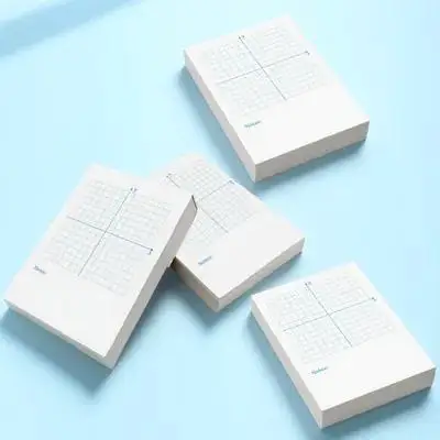 4 Books Xy Coordinate Practice Notebooks Compact Size Grid Paper for Math Graph Exercises Plotting Sheets Math Drawing Papers
