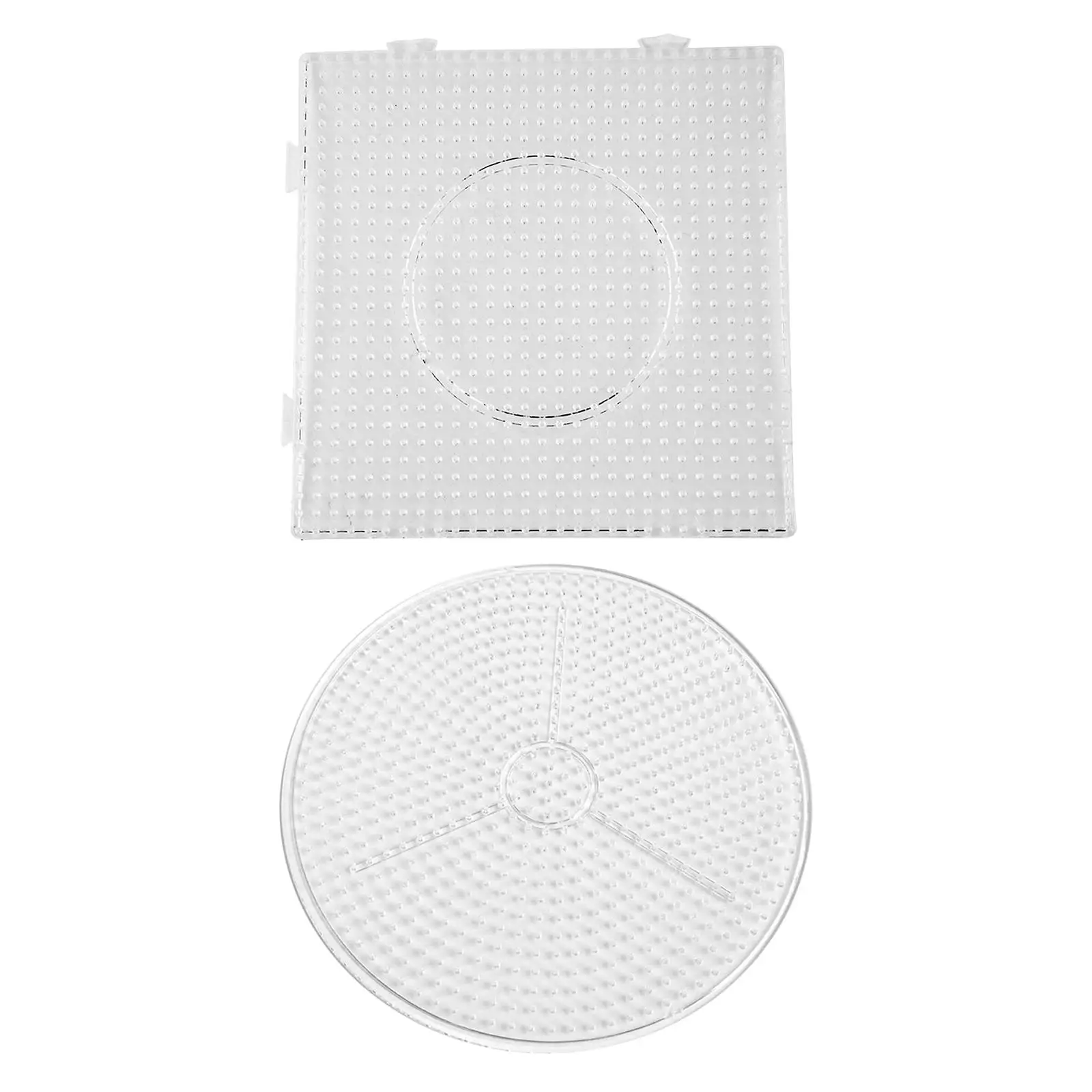 Planches perforées claires, planches de perles, jouets éducatifs pour enfants de la maternelle, modèles de panneaux perforés