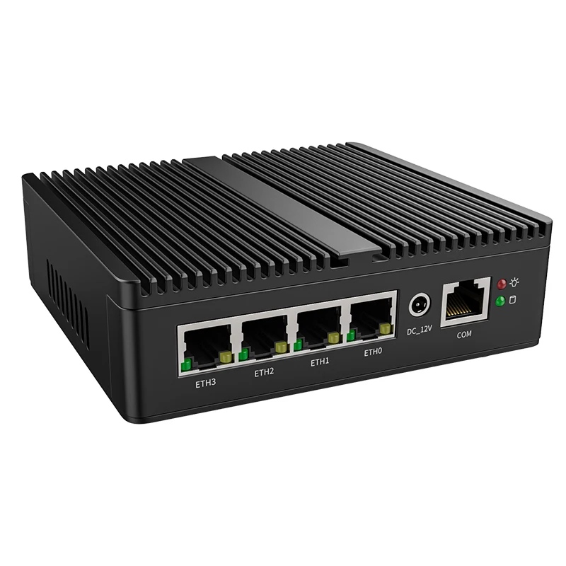 Ikuaios lüfter loser Mini-Host mit n100 CPU 4lan Intel i226 2,5g Ethernet für Firewall Router Sever Gateway G30s 1264np-12