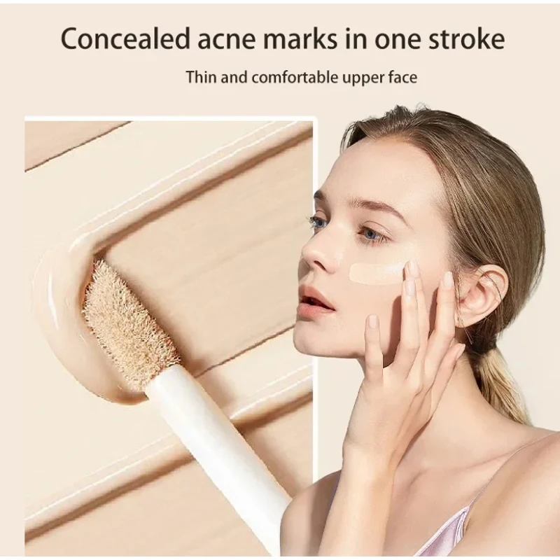 Vloeibare Foundation Concealer Waterdichte Olie-Controle Concealer Basiscrème Bedekken Donkere Kringen Huidverzorging Nieuwe Crème Gezichtsmake-Up