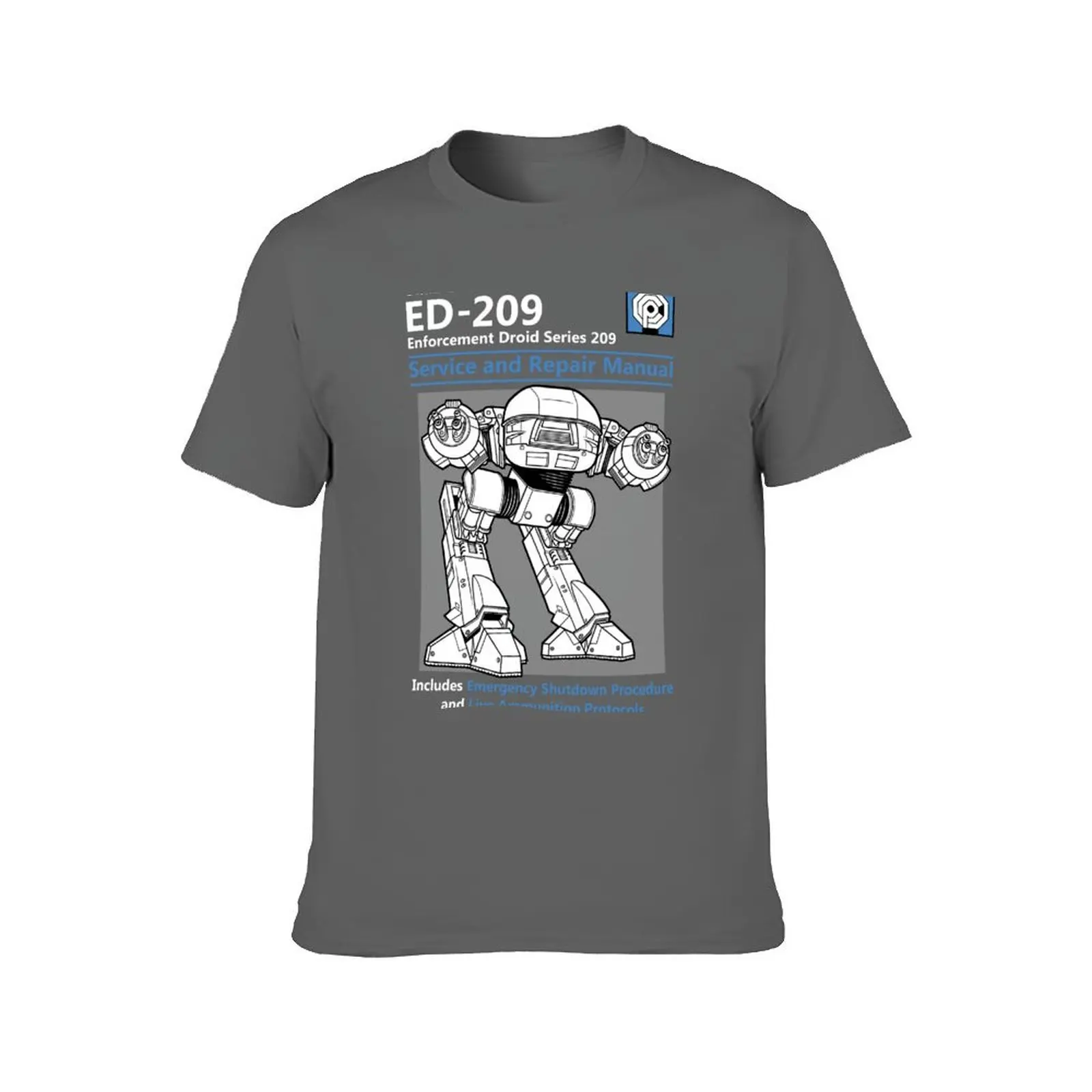 ED-209 Service and Repair Manual T-Shirt oversizeds oversized t shirt mens graphic t-shirts anime