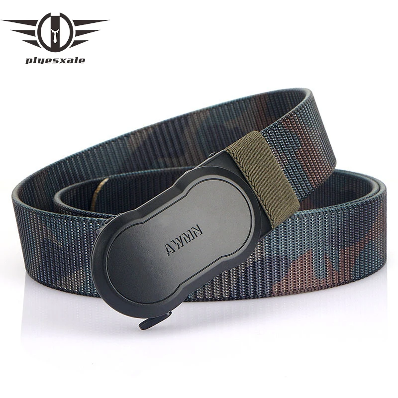 

Mens Military Automatic Buckle Nylon Belt Top Quality Tactical Training Hunting Belts For Men Outdoor Casual Waist Belt B1393