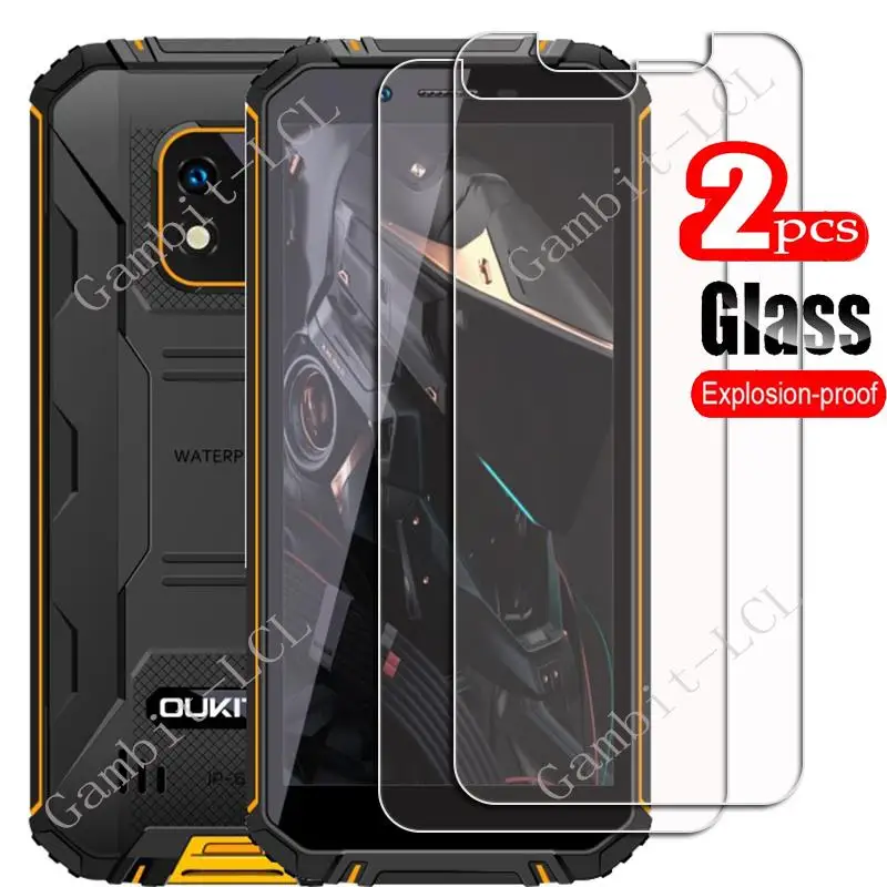 2 szt. Dla Oukitel WP18 5.93 "HD ochrona ze szkła hartowanego na OukitelWP18 folia zabezpieczająca ekran telefonu