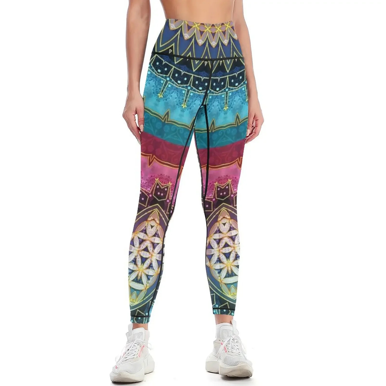 

Леггинсы Sacred Feminine Soul Geometry Спортивные брюки женские Спортивные штаны леггинсы тренажерный зал Женские леггинсы для фитнеса