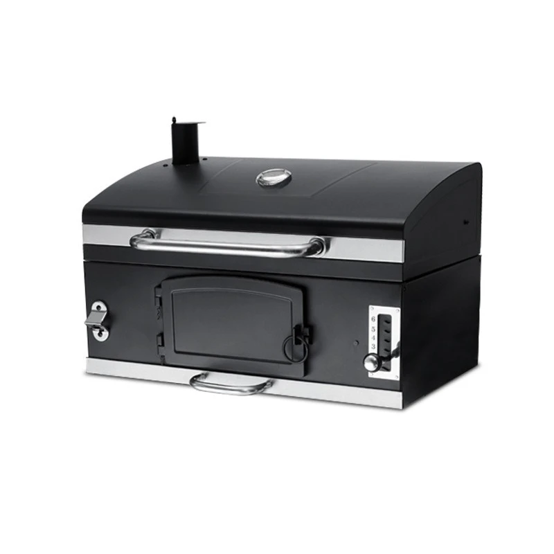 

Built-in smokeless grill Outdoor villa courtyard Carbon grill BBQ rack BBQ table