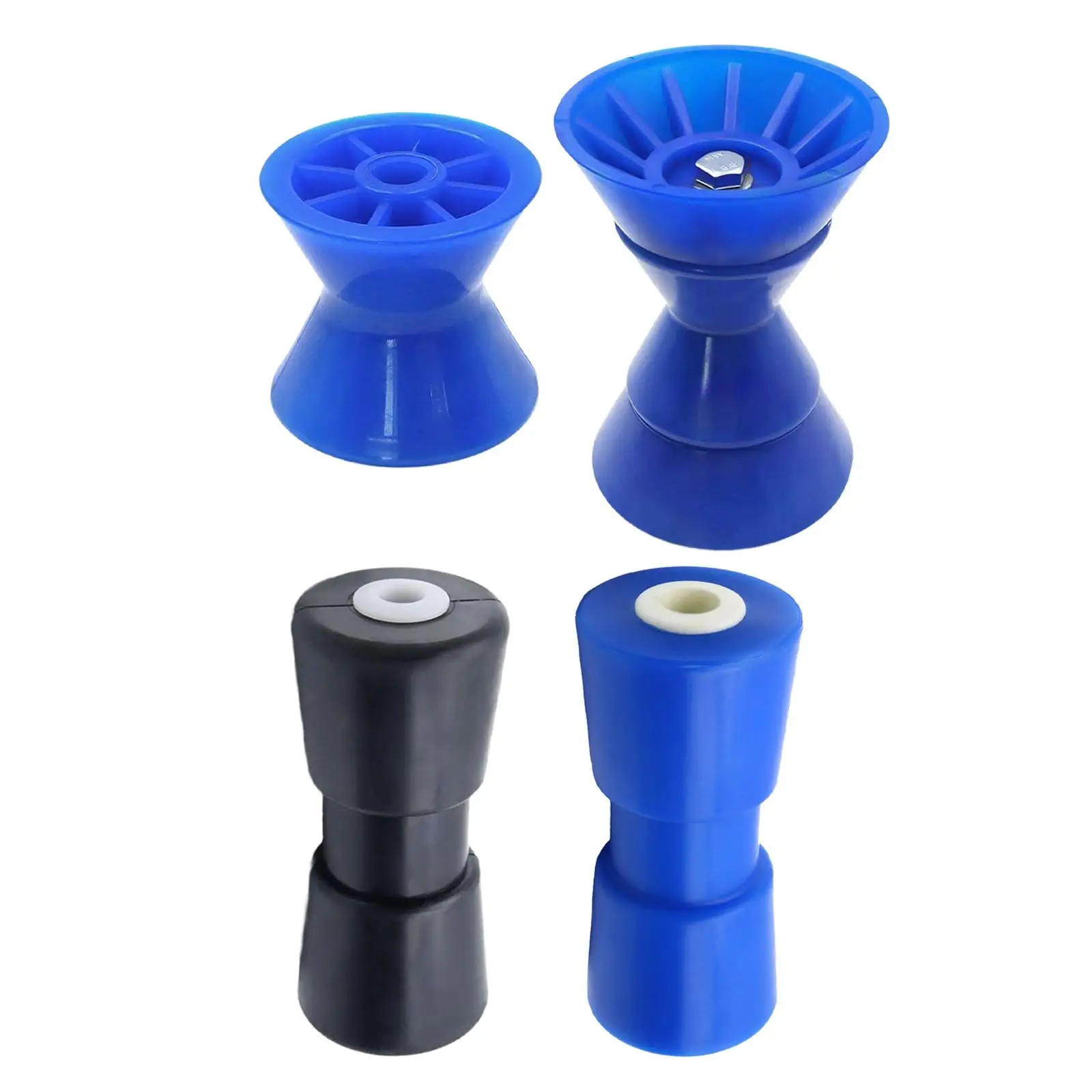 Boat Trailer Roller Rubber Premium Replacement Accessories Roll Smoothly Heavy Duty for Yacht Ports Docks Marine Motorboat