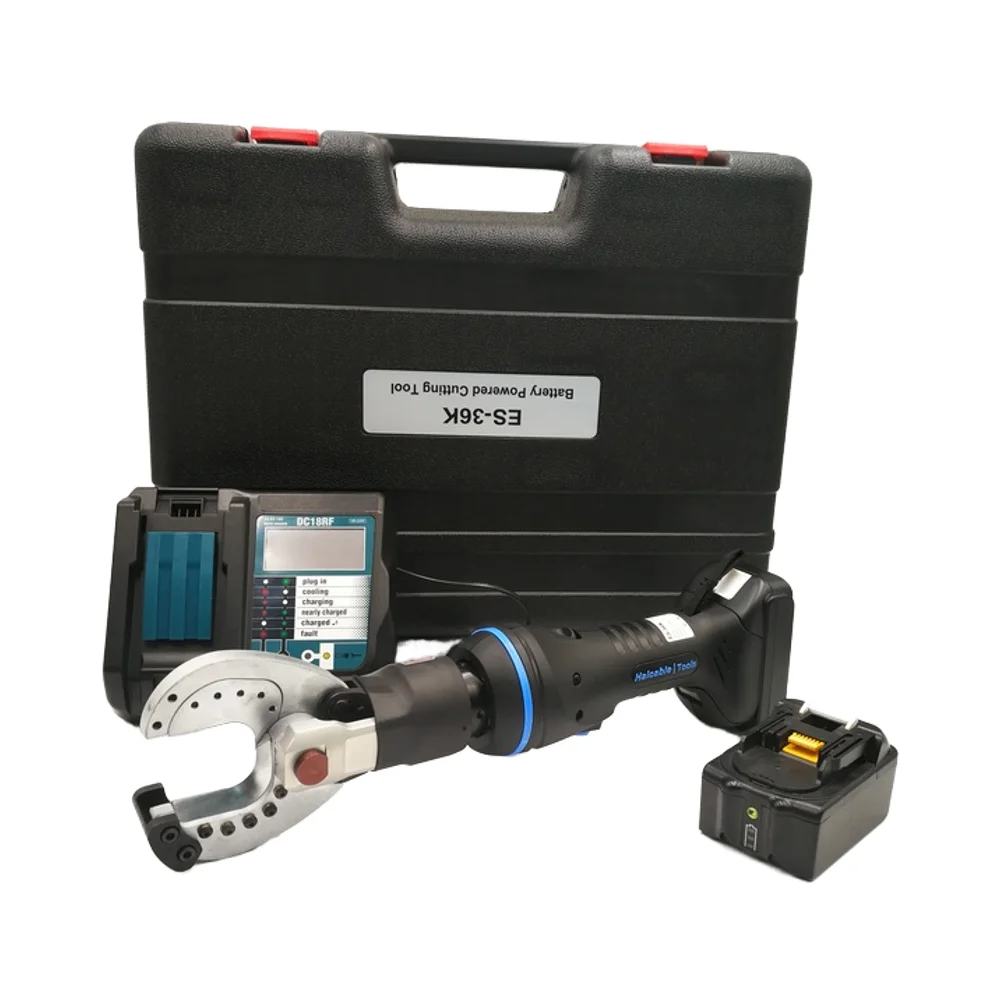 Cable Cutter for Stranded Wire and ACSR Battery Powered ES-36K Hand Hydraulic Steel Cable Cutter