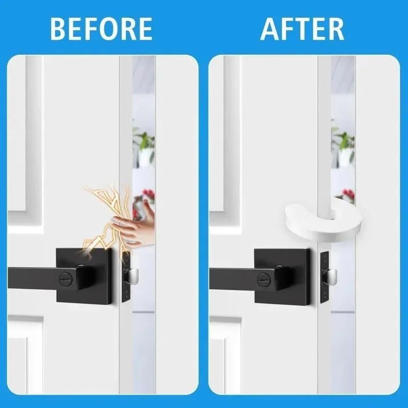 6Pcs Baby Safety Door Stopper Newborn Furniture Protector Anti-pinch Hand Child Lock Finger Pinch Guard Proof Door Slam Stopper image 2
