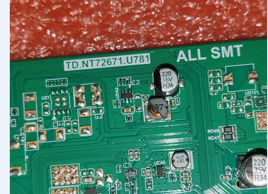 

TD.NT72671.U781 INT671A LED TV motherboard, tested well, physical photo, no high-frequency head