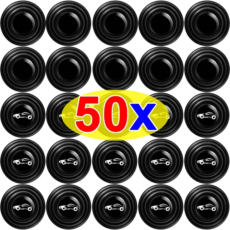 Car Door Shock Absorber Pads Buffer Bumper Anti-collision Shock Absorbing Gasket for Auto Sound Insulation Adhesive Stickers