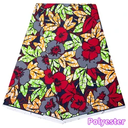 Veritablewax Fan Muster Afrikanischen Stoff Durch die Hof Polyester Material Für Handsewing Hohe Qualität Tuch für Party Kleid A-27