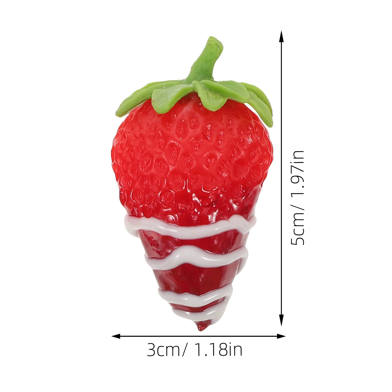 ผลไม้ประดิษฐ์เหมือนจริง 6 ชิ้น สำหรับตกแต่ง งานเลี้ยง ขนมหวาน