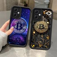 Phone Case for Xiaomi Poco X3 NFC C51 C50 X3 Pro C61 TPU Soft Money B-Bitcoin Gold Coin