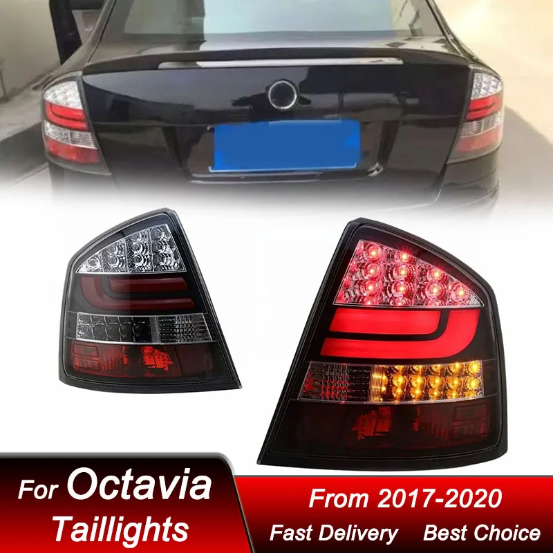 Hot Car styling Tail Lights For Skoda Octavia Variant 17-20 new style full LED Dynamic Turn Signal Light Tail Lamp Assembly