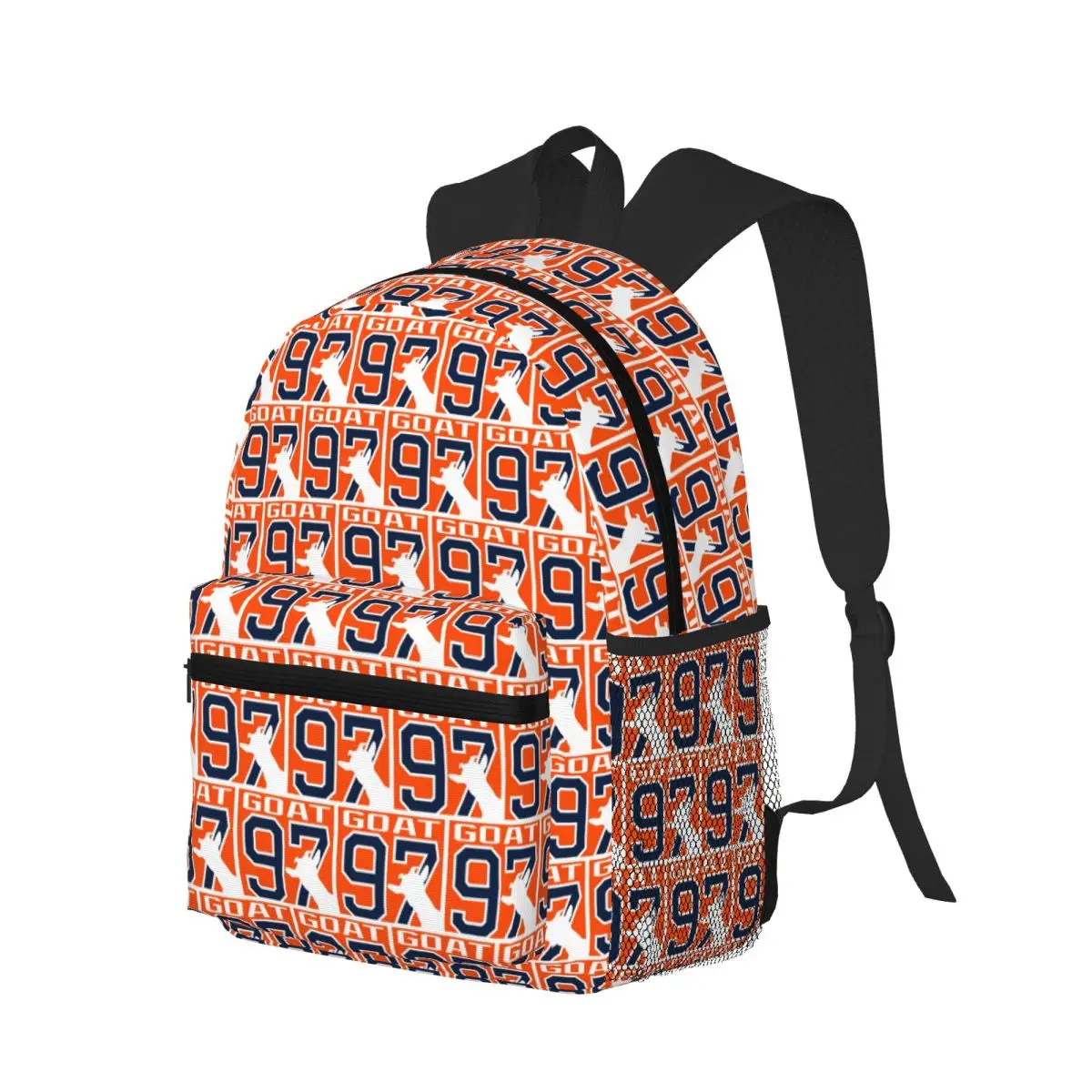 Connor McDavid 97 For Edmonton Oilers Fans Student Backpack School Bag Hiking Travel Daypack Boys Girls Bookbag Shoulder Bags