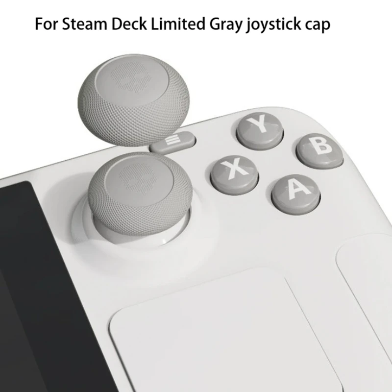 

Skull&Co. for Steam Deck OLED ROG Ally X Game Console Joystick Cap Steam Deck Gray Back Sticker Thumb Case Gaming Accessories