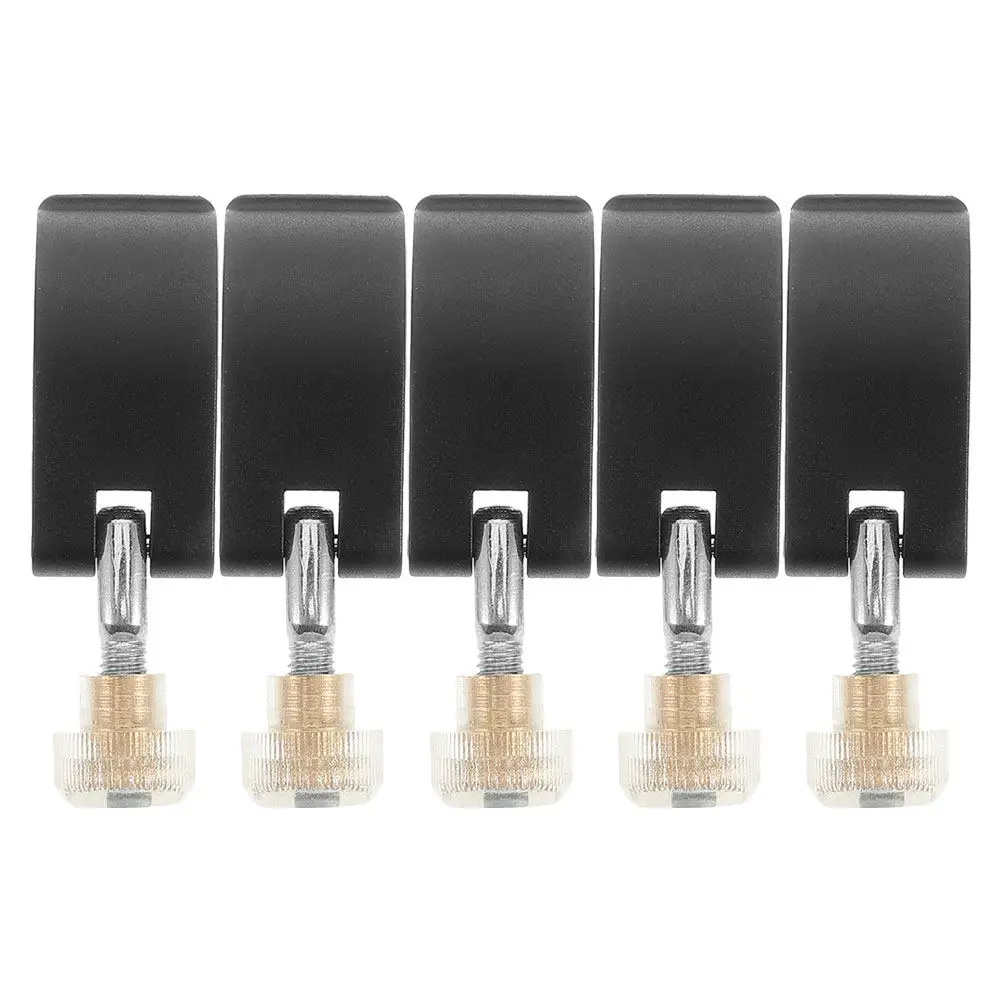 

5Pcs Trekking Pole External Lock Handle Nut Replacement Clips Nylon Quick Adjustment Stable Fixing for Hiking Climbing Walking