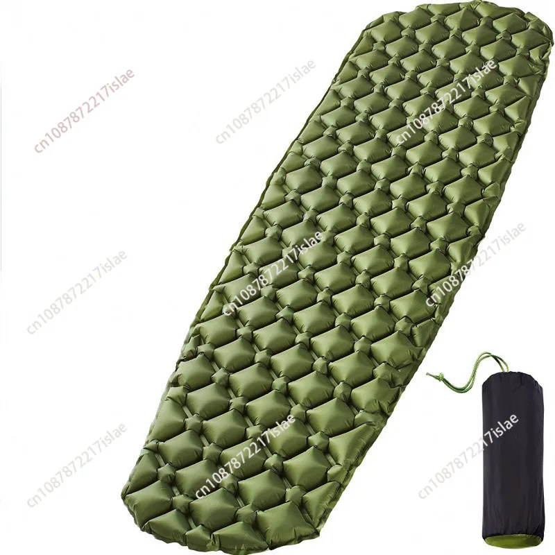 Portable inflatable mattress outdoor car single inflatable mattress with inflatable bag automatic