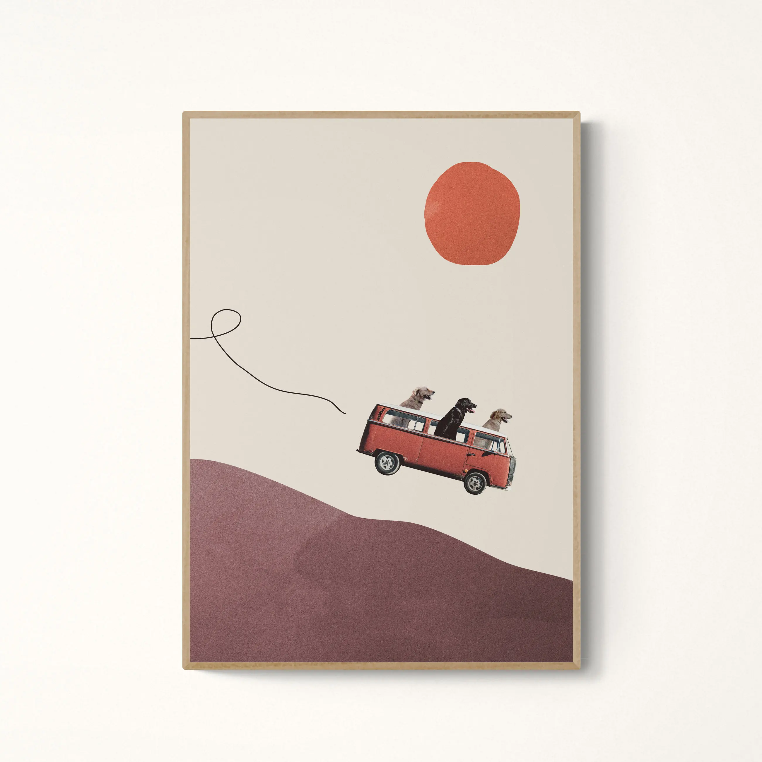Vintage Abstract Creative Poster Curiosity Funny Whimsy Canvas Prints Premium Collage Wall Art Dorm Living Room Home Decoration
