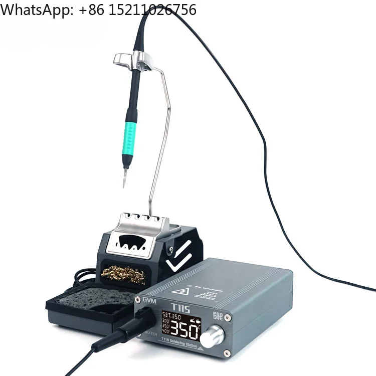 

SUNSHINE GVM T245 T115 T210 Soldering Station With Soldering Iron Tips for Mobile Phone Repair SMD BGA Welding Rework Station