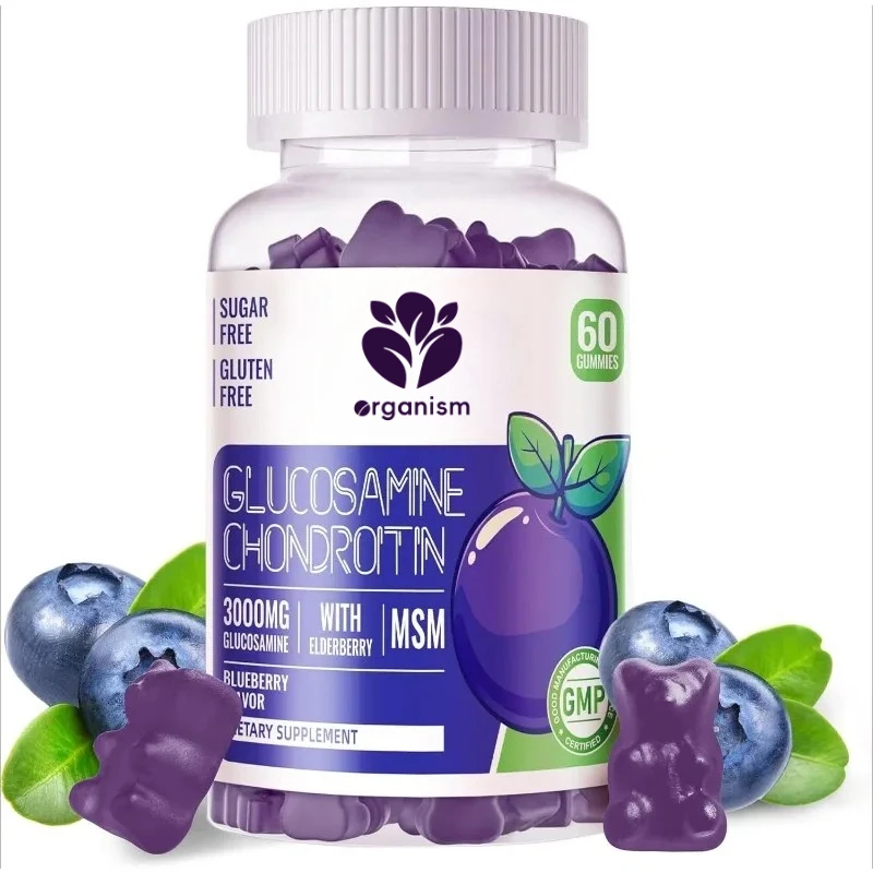 

МСМ и пожилой Суперглюкозамин Хондроитин Мягкие конфеты — поддержка суставов, антиоксидантная добавка для поддержки иммунитета