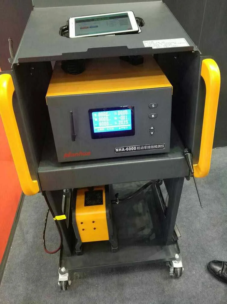 NANHUA NHA-6000 Gas Analyzer a Combo Gas Analyzer with 5-gas Analyzer and Opacimeter ,Petrol and Diesel Engine Gas Analyzer