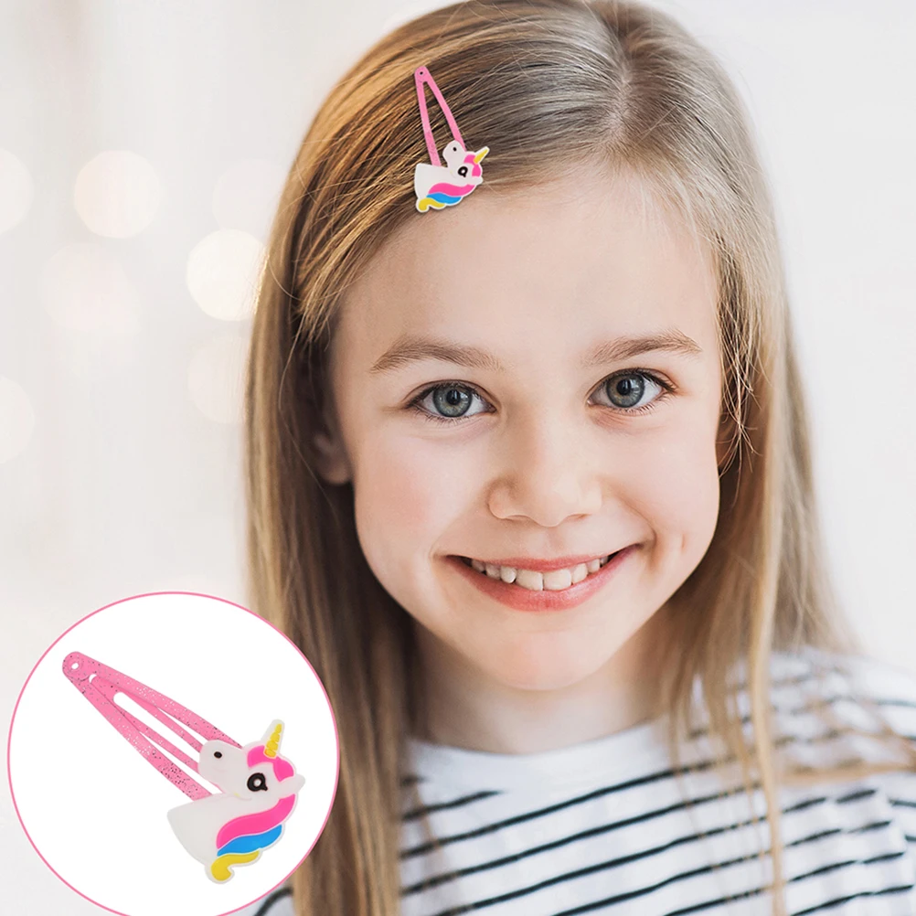 

20 Pcs Baby Hair Accessories Unicorn Clip Fashion Accessory Clips Lightweight for Decorations Girls Barrette Snap Miss