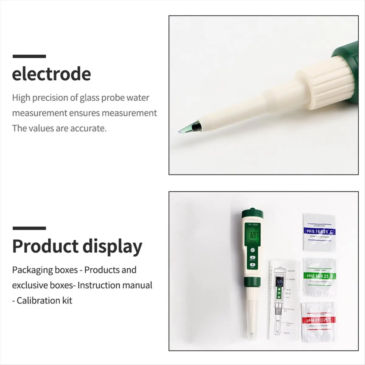 SWXF Professional Food PH Meter High Accuracy Sensor Temp Acidity Tester for Brewing Cheese Meat Canning Dough Soil PH Meter