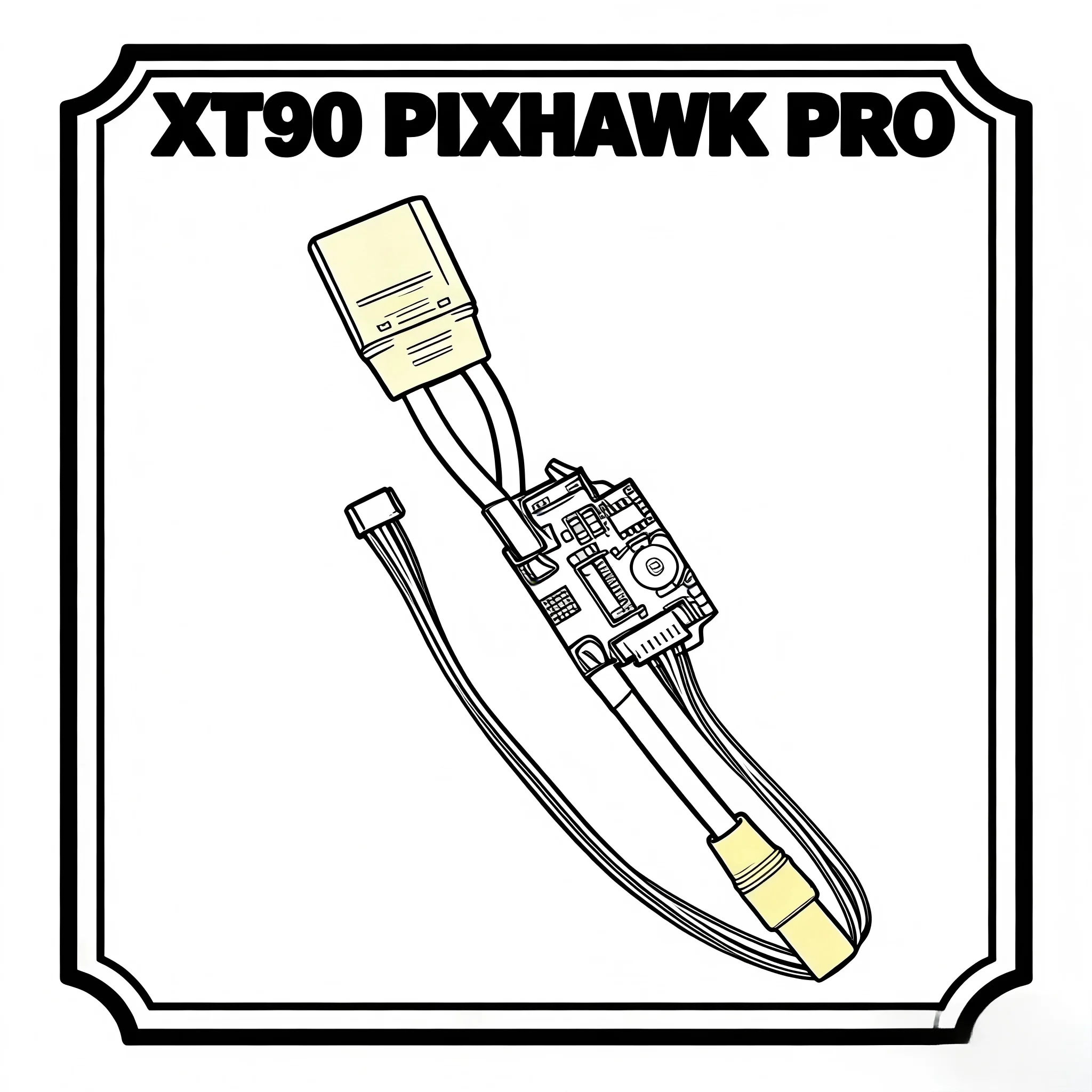 

Power Module PRO Support 2S-12S with 5.3V DC BEC with XT60/90 T Plug Connector APM Pixhawk2.4.8 Flight PX4 PIX PRO RC Drone Part