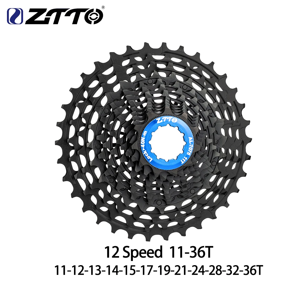 H*y様 12s 11-36 軽量スプロケット ブラック ztto ZTTO 超軽量 11/12速 ロードバイク ブラック カセット フリーホイール