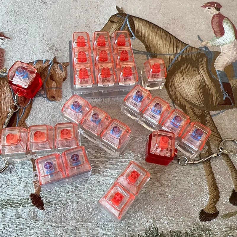 

Новая клавиатура «сделай сам», брелок для ключей, кнопка для снятия стресса, игрушка-кликер, 9 клавиш, колпачок для клавиатуры на палец для взрослых