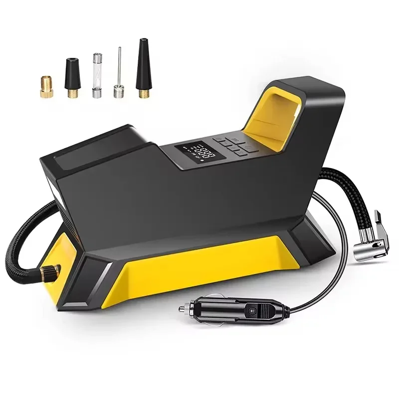 

Tire Inflator Portable Air Compressor, DC 12V Tire Air Pump With LED And 150PSI Digital Pressure Gauge,Portable Tire Inflator