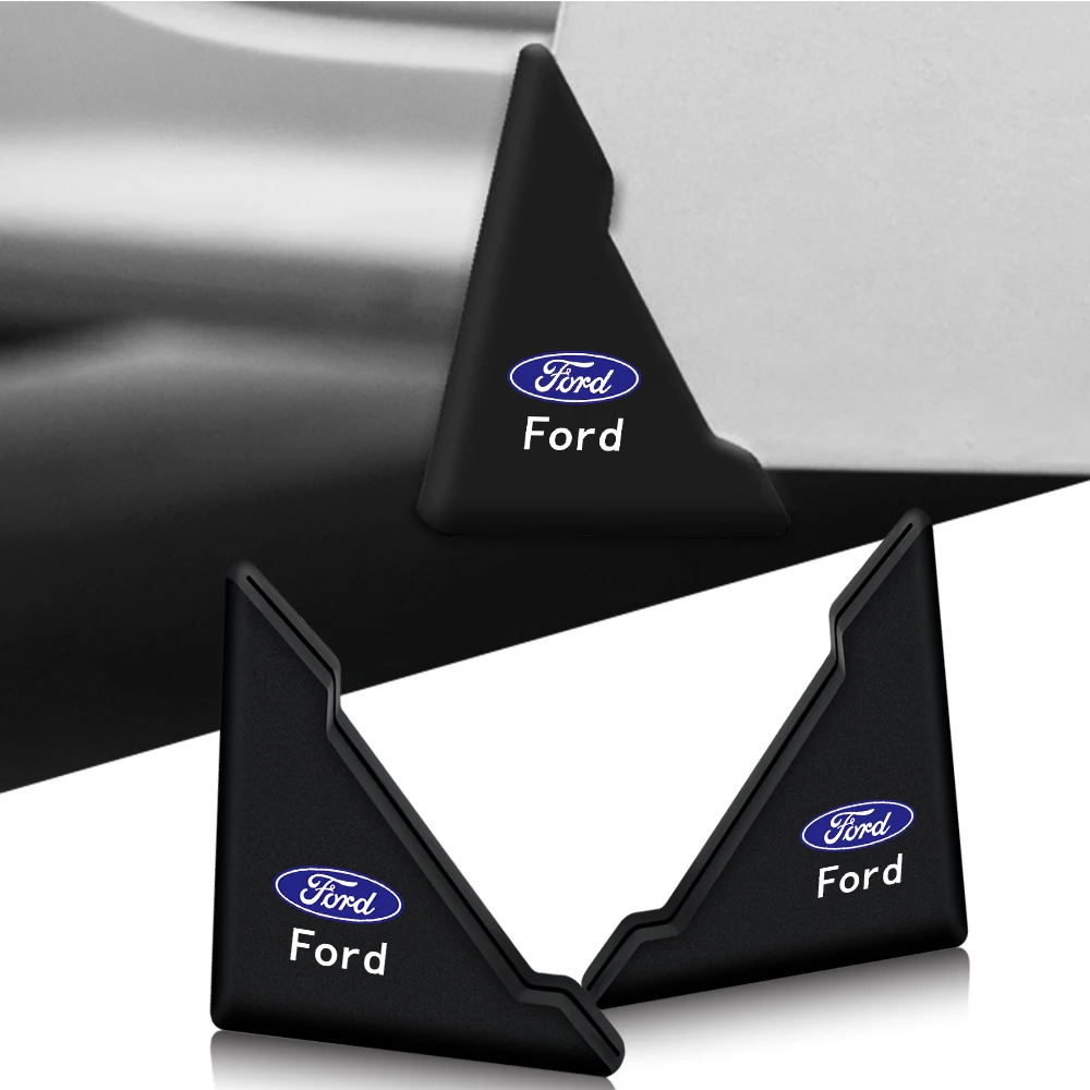 

2/4pcs Car Door Corner Anti-Collision Protective Covers Stickers For Ford Fiesta Mustang Transit Edge F150 MK7 MK5 Accessories