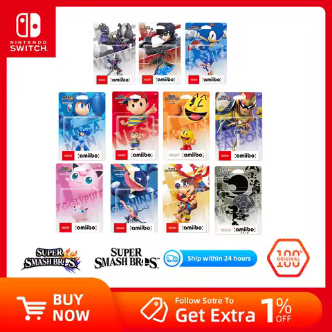 Nintendo Amiibo - Super Smash Bros. Series - Greninja / Captain Falcon / LUCARIO / Terry / CHARIZARD/Joker//Sonic/Ness/Snake