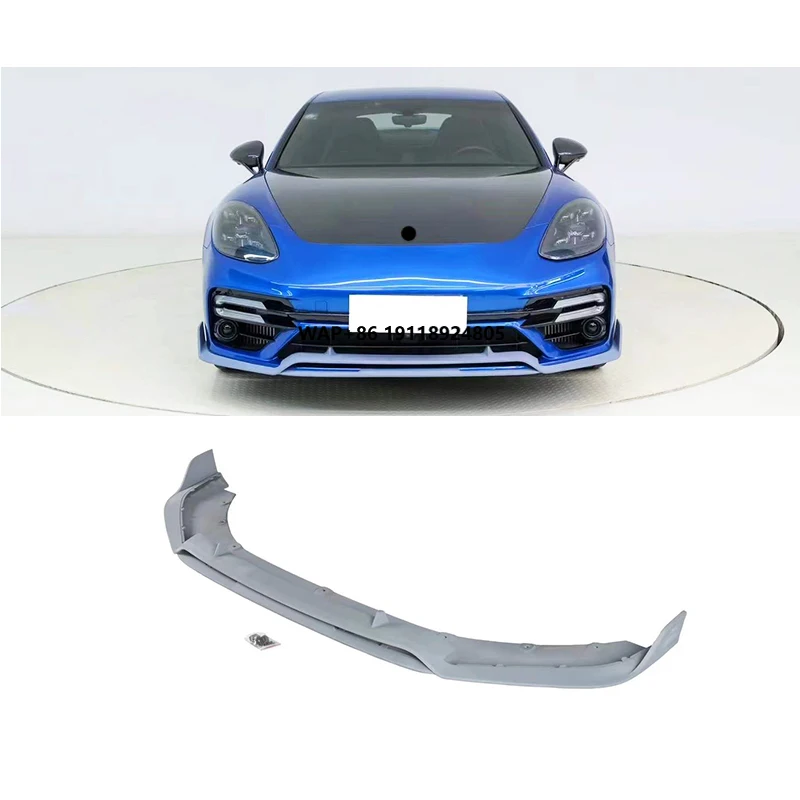 For  Panamera 2017-2023 Car Modification TurboS Front Bumper Lip Front Bumper Bodykit Car