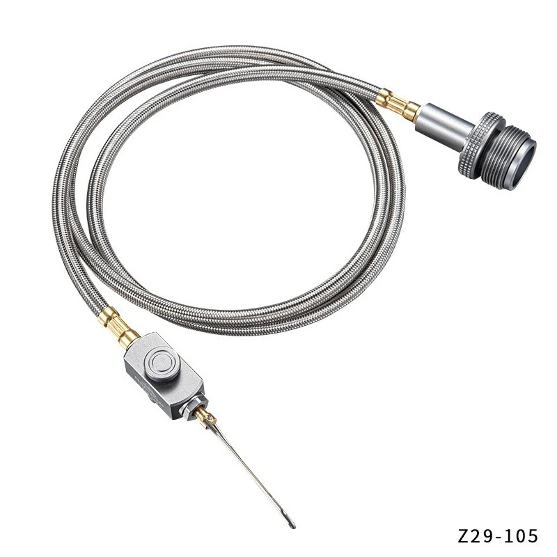 

Camping Outdoor Z29 Propane to Mountain Extension American Outdoor Stove Spray Gun Using Mountain Gas Tank Connection Pipe