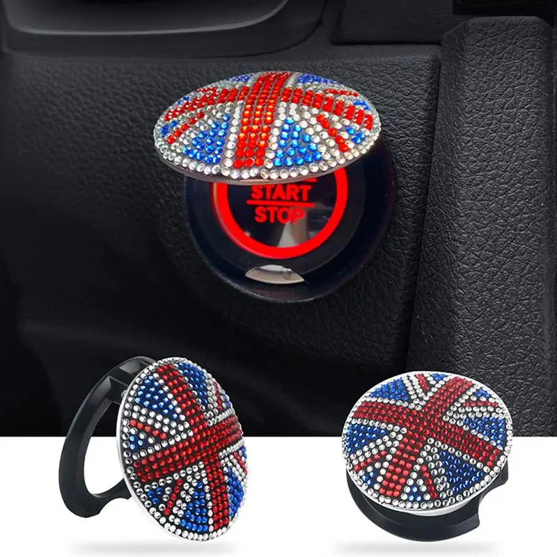 Diamond Car Coasters Bling Car Coasters Auto Cup Holder Insert Coaster Anti Slip Crystal Vehicle Interior Accessories Cup Mats