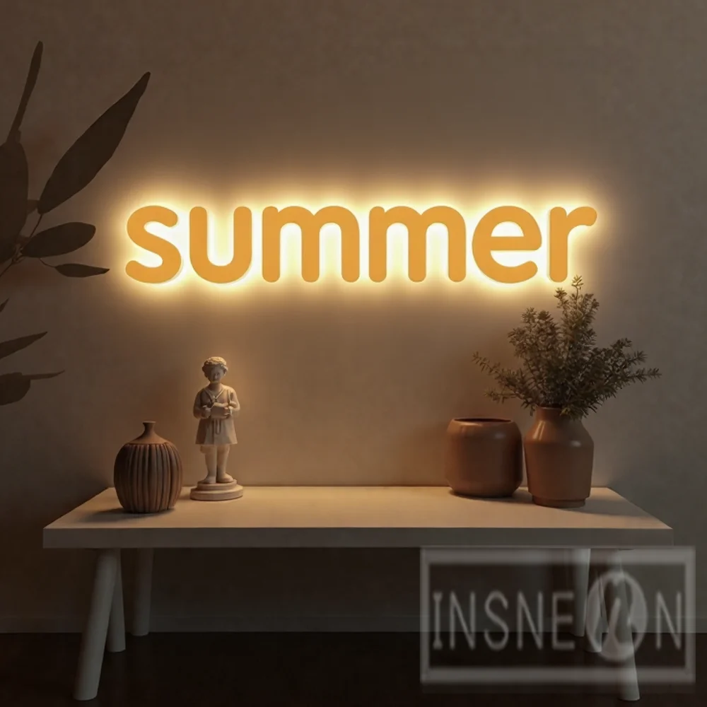 

Custom 3D LED Backlit Letters Sign Illuminated Light Up Metal for Outdoor Business Storefront Waterproof Advertising Signage