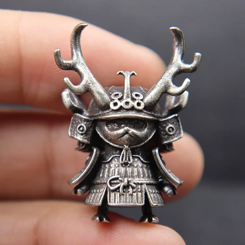 1 قطعة قرون القراصنة الساموراي دمية Paracord حبة سكين الحبل النحاس السحر EDC سوار ذاتي الصنع إكسسوارات المفاتيح المعلقات