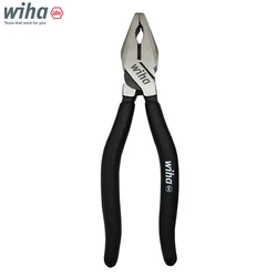 Wiha 45839 Black Forest Series Powerful Wire Cutters 8'' 200mm Three Point Clamping Plier