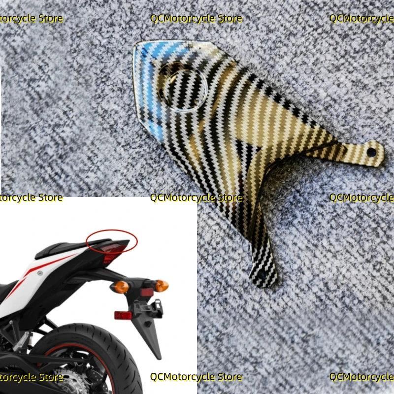 Carbon fiber coating Rear Upper Tail Brake Light Fairing Fit For YAMAHA YZF-R25 YZF-R3 MT-25 MT-03 MT03 MT25 2013 2014 2015-2024