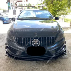 Front Bumper Splitter Lip for Mercedes Benz A Class W176 Pre-Facelift AMG LINE A180 A200 A250 A45 2012 2013 2014 2015 Body Kit