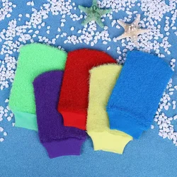 Nylon Cuozao bath bath gloves exfoliating gloves wholesale Color random