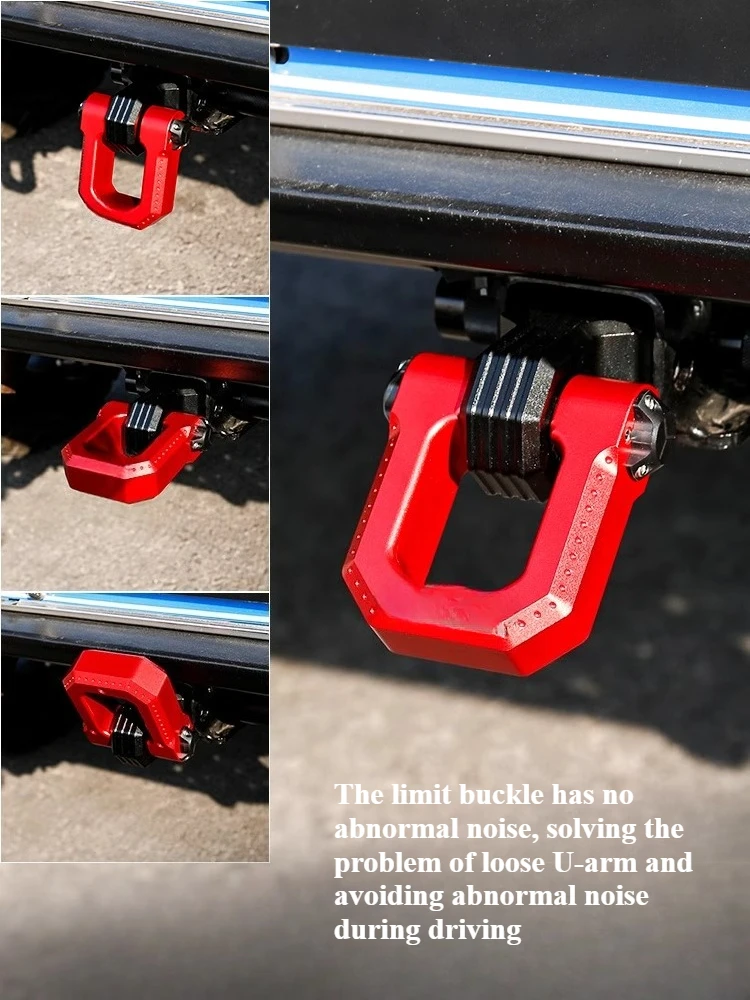 For BJ BAIC 212 T01 2025 2026 Car Trailer Arm Modification Off-road Vehicle Square Mouth U-shaped Trailer Hook Accessories detail image 3